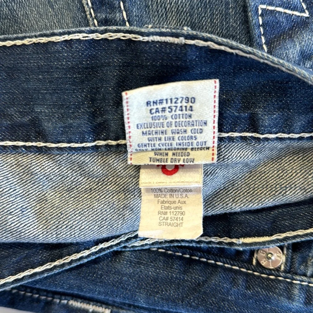 True Religion Men’s Straight Jeans Size 38